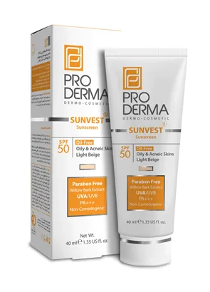 کرم ضد آفتاب فاقد چربی پرودرما SPF50 1 کرم ضد آفتاب فاقد چربی پرودرما SPF50 1
