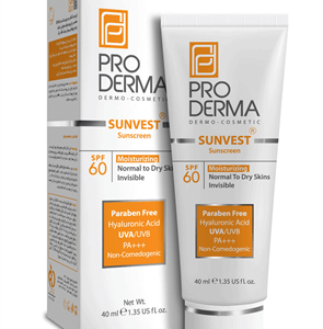 کرم ضد آفتاب و مرطوب کننده پرودرما SPF60 1