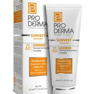 کرم ضد آفتاب و مرطوب کننده پرودرما SPF60 1