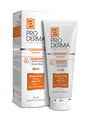 کرم ضد آفتاب و ضد چروک پرودرما SPF90 1 کرم ضد آفتاب و ضد چروک پرودرما SPF90 1