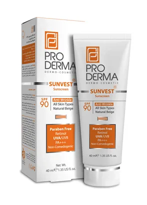 کرم ضد آفتاب و ضد چروک پرودرما SPF90 1 کرم ضد آفتاب و ضد چروک پرودرما SPF90 1