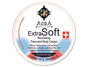 کرم مرطوب کننده آدرا حاوی روغن جوجوبا 1