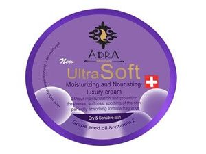 کرم مرطوب کننده آدرا حاوی روغن هسته انگور 1