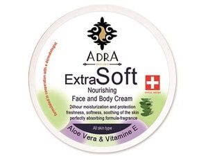 کرم مرطوب کننده آدرا حاوی عصاره آلوئه ورا 1