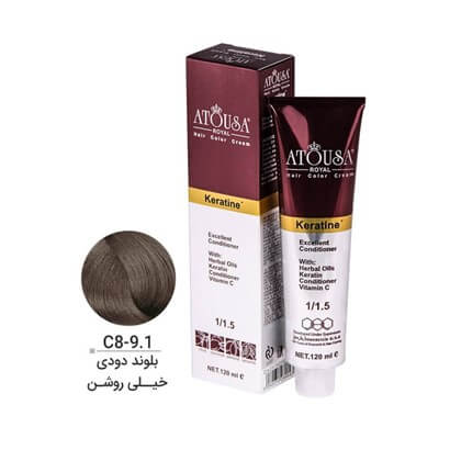 1س تصویر رنگ موی آتوسا رویال