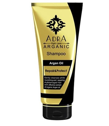 شامپو آرگان آدرا شامپو مراقبت کننده و ترمیم کننده روغن آرگان آدرا