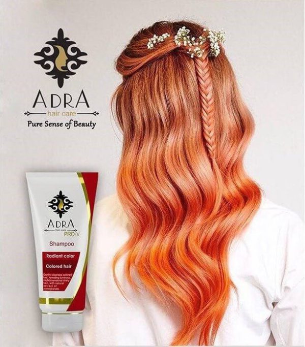 شامپو موهای رنگ شده آدرا تثبیت کننده رنگ مو 2