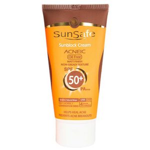 کرم ضد آفتاب ضد چربی سان سیف 1