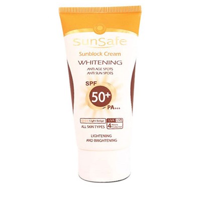 SUNSAFE Sunscreen کرم ضد آفتاب روشن کننده سان سیف 1