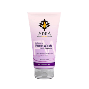 ژل شستشوی صورت پوست های حساس و خشک آدرا 1