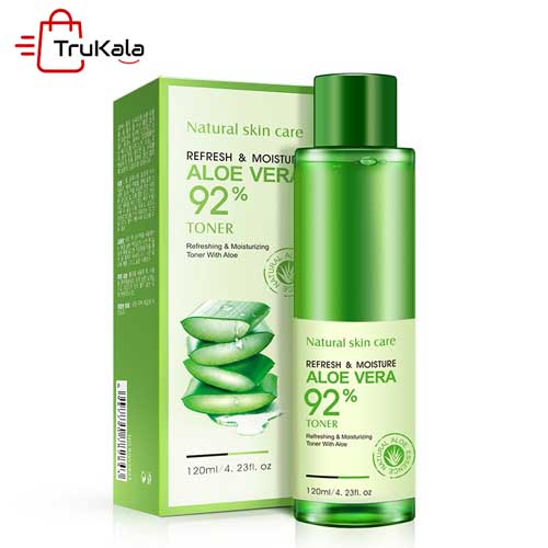 Bioaqua-Aloe-Vera-92%-Toner-3 لوسیون صورت آلوئه ورا بیوآکوا 3