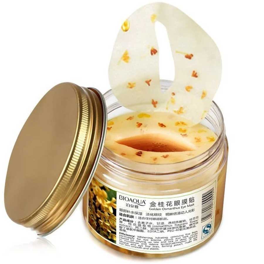 Osmanthus-bioaqua-collagen-mask-around-the-eyes ماسک کلاژن دور چشم اسمانتوس بیوآکوا