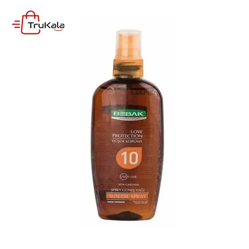 BEBAK SPF10 روغن آفتاب بیباک