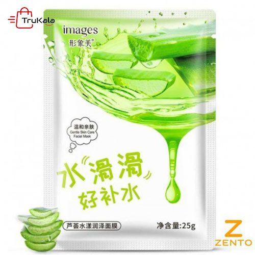 Aloe-vera-moisturizing-sheet-mask-amages-5 ماسک ورقه ای آلوورای ایمجز