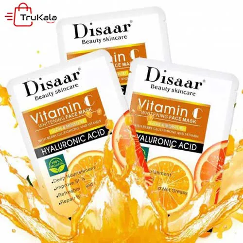 Vitamin-C-Extract-Sheet-Mask-Disaar-brand-5 ماسک ورقه ای عصاره ویتامین سی دیس آر 5