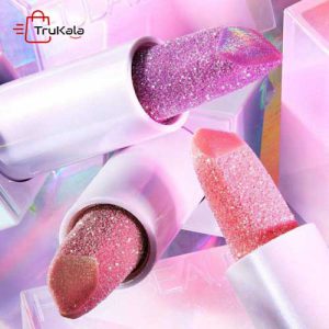 پک رژلب جامد گلیتری الماسی برند هدی بیوتی 2