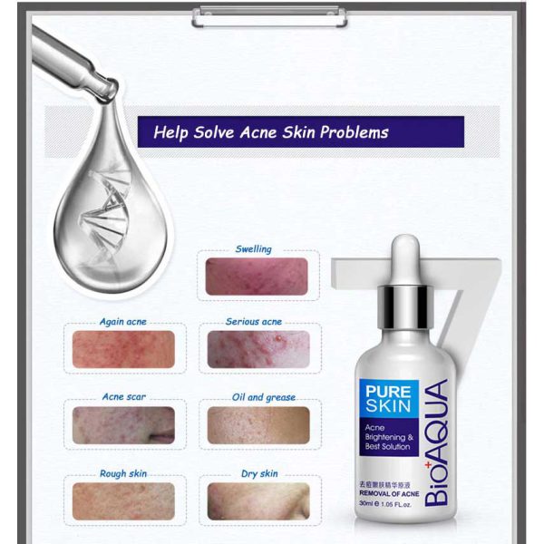 سرم درمانی ترمیم کننده و ضد جوش صورت بیوآکوا Bioaqua