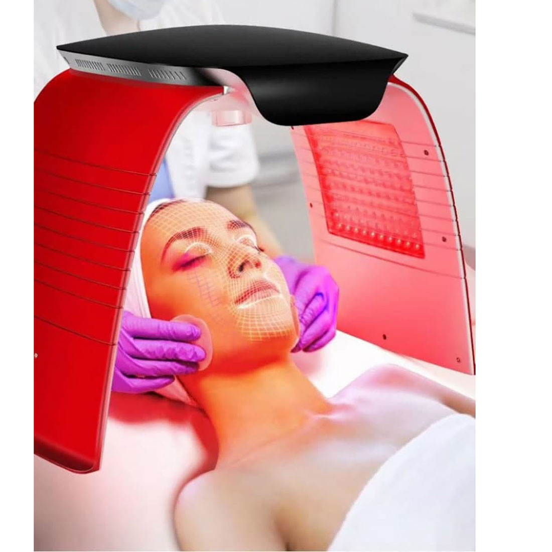 خرید و قیمت ماسک تونلی ال ای دی 7 رنگ انزوایتالی