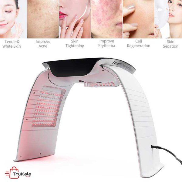 ماسک تونلی ال ای دی 7 رنگ با اسپری گرم و سرد انزوایتالی 77