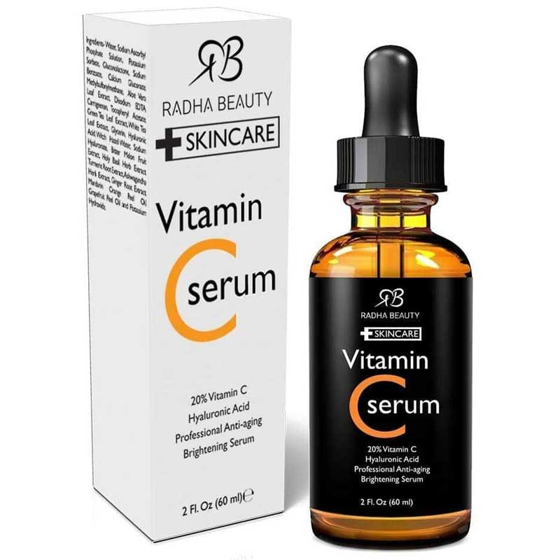 Radha-vitamin-C-hydrating-and-moisturizing-facial-serum سرم آبرسان ویتامین سی رادا