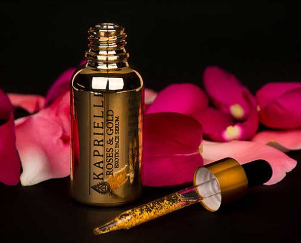 سرم صورت کاپریل طلا و گل رز 5