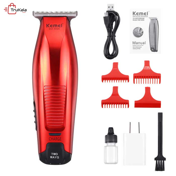 kemei-5026-1 ماشین اصلاح موی سر و صورت کیمی مدل 5026