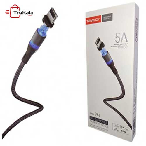 کابل شارژر مغناطیسی آیفون مدل ترانیو S9