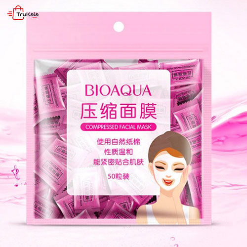 Bioaqua-Compressed-Facial-Mask---50pcs10 قرص فشرده ماسک ورقه ای