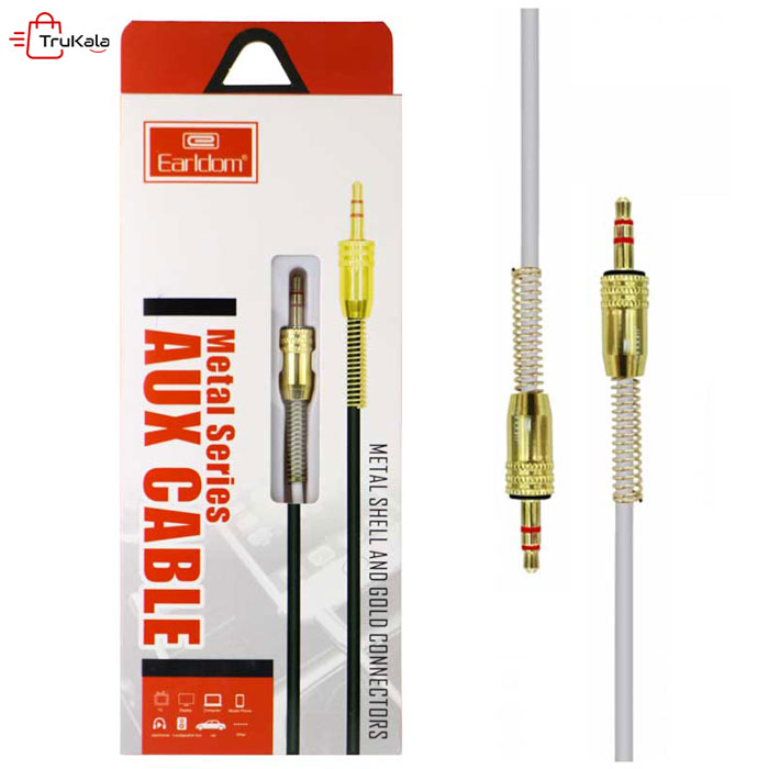 Earldom-ET-AUX27-1m-AUX-Cable-1 کابل AUX مدل ET-AUX27