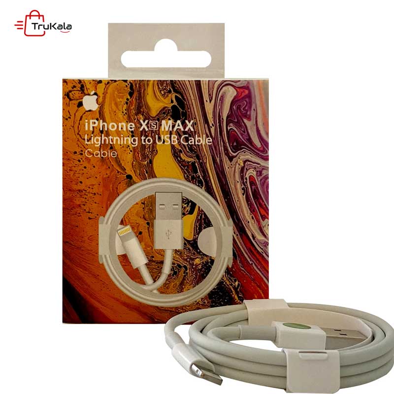 IPhone-Xs-Max-Lightning-Cable2 کابل تبدیل USB به لایتنینگ مدل Xs MAX - Image 1