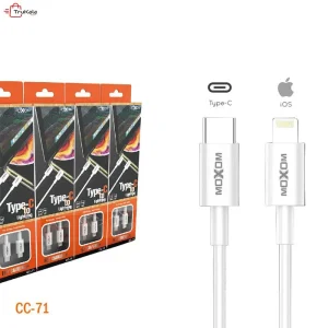 کابل شارژ موکسوم مدل cc-71 برای آیفون 11 به بالا