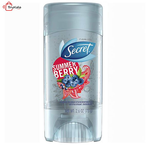 Secret-Summer-Berry-Deodorant-Stick- مام ژله ای سامر بری سکرت حجم 73 میلی لیتر - Image 1