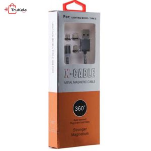 کابل شارژر مگنتی ۳ کاره ۳۶۰ درجه