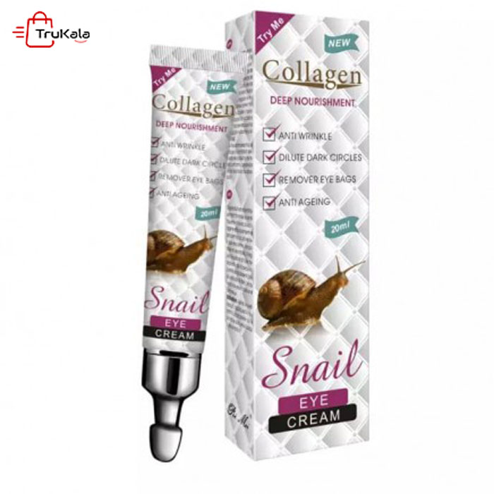 snail-eye-cream-collagen کرم ضد چروک دور چشم کلاژن ساز حلزون collagen - Image 1