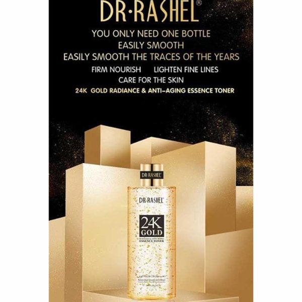 تونر مرطوب کننده طلای 24 دکتر راشل