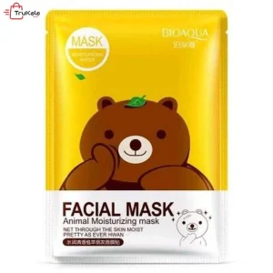 ماسک ابرسان ورقه ای صورت خرس بیواکوا BIOAQUA