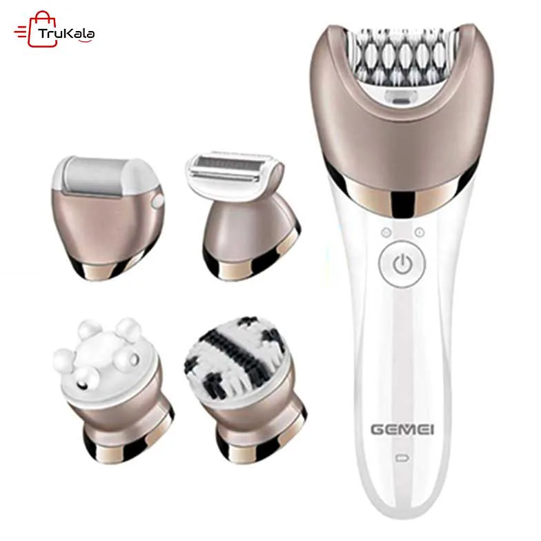 Gemei-GM-7003-5-in-1-Professional-Lady-Epilator-1 اپیلاتور 5 کاره جیمی مدل GEMEI GM-7003 1