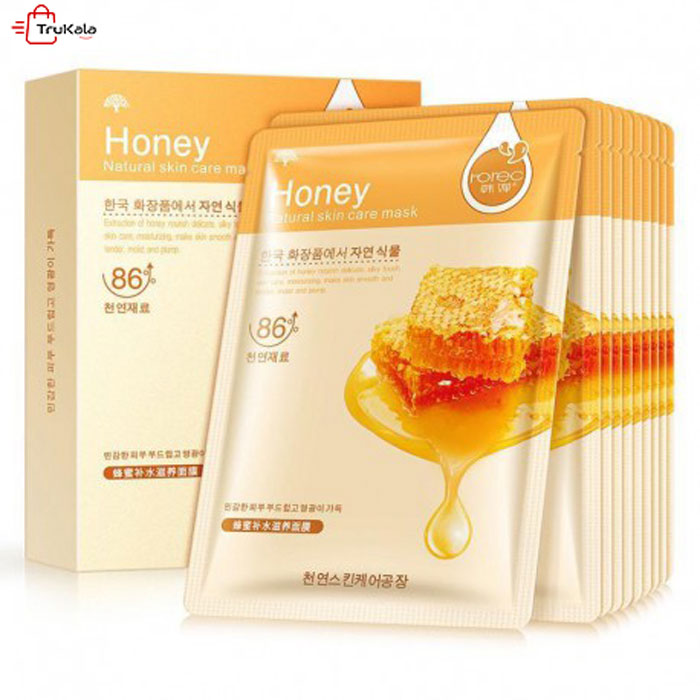 rorec-natural-skin-care-honey-mask ماسک ورقه ای عسل