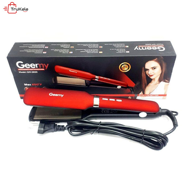 Geemy-hair-straightener-model-GM-2820 اتو مو جیمی مدل Gm-2820