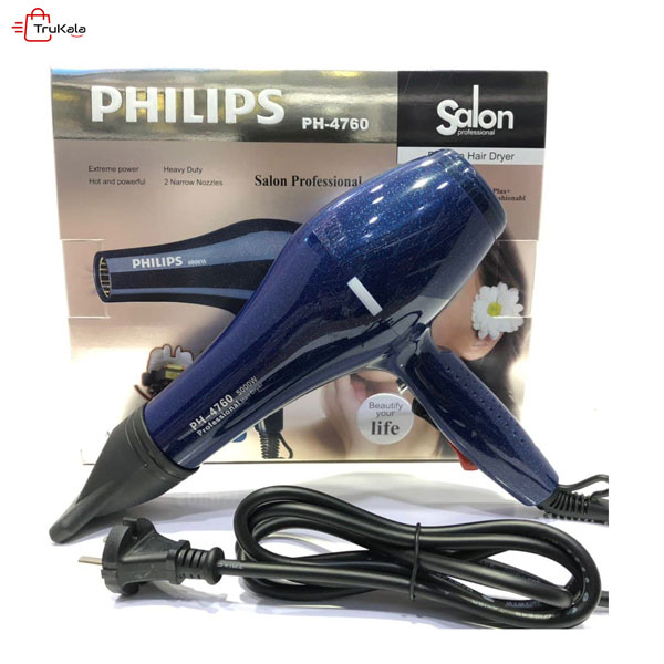 Philips-5000-watt-hair-dryer-model-PH-4760a سشوار حرفه ای فیلیپس مدل PH-4760