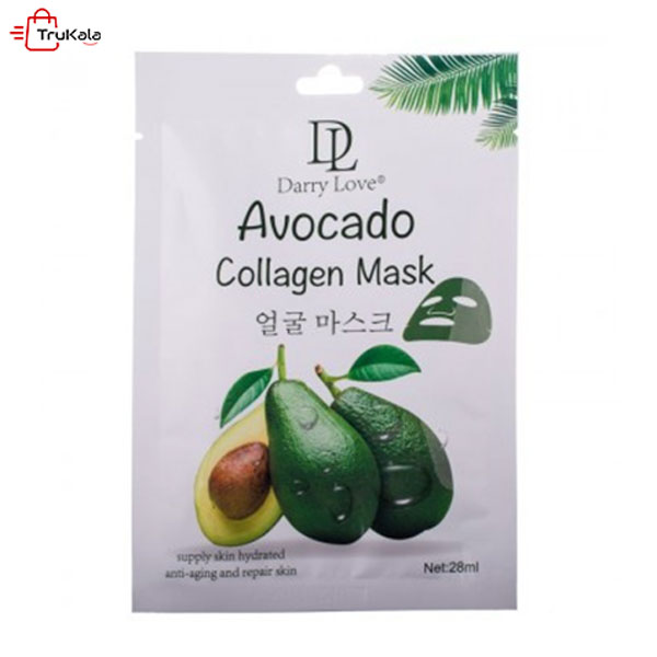 Avocado-collagen-mask ماسک کلاژن آووکادو