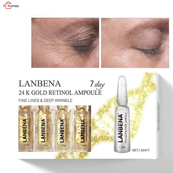 پک ویال رتینول و طلا لانبنا