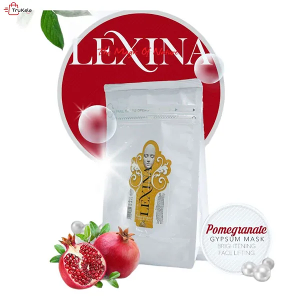 Lexina-Pomegranate-Gypsum-Mask1 ماسک گچی انار