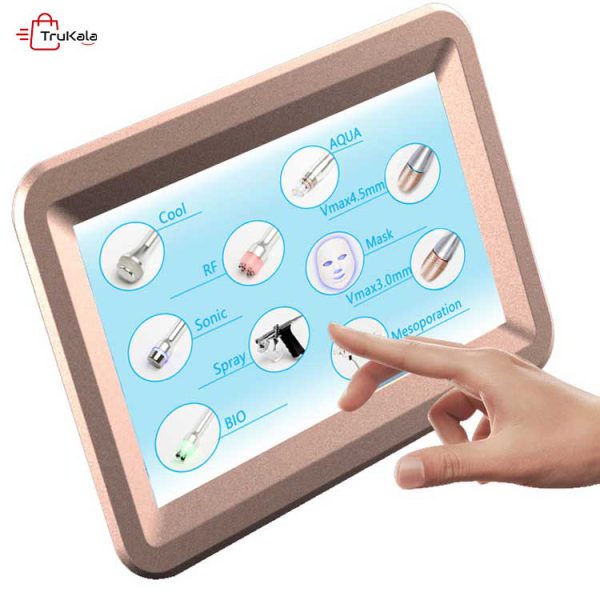 صفحه لمسی اسان دستگاه آکوافشیال ۱۱ کاره پیشرفته