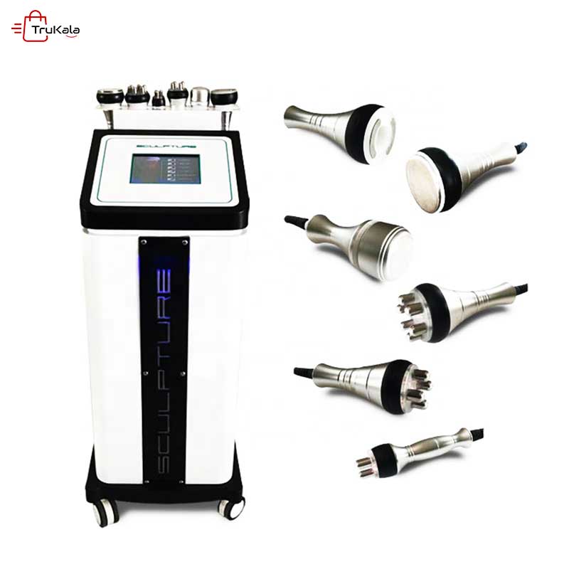 6-in-1-facial-slimming-beauty-device-ultrasonic-cavitation-vacuum-bipolar-rf-5 دستگاه لاغری آر اف 6 هندپیس RF