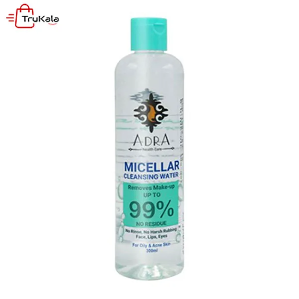 Adra-Micellar-Cleansing-Water-For-Oily-&-Acne-Skin-300ml میسلار واتر پوست چرب آدرا