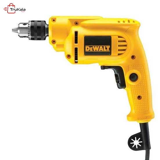 Dewalt-Variable-Speed-Rotary-Drill-380-Watts-1 دریل خانگی دیمردار بدون چکشی دیوالت مدل DWD010-B5