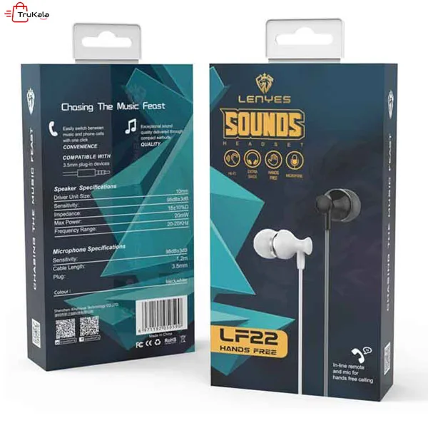 Hands-Free-Lenyes-model-LF22a هندزفری لنیز LF22