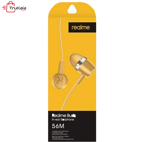Handsfree-realme-model-56M هندزفری ریل می 56 ام