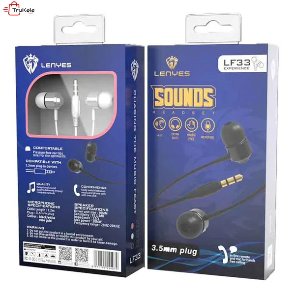 Lenyes-LF33-Handsfree2 هندزفری لنیز LF33